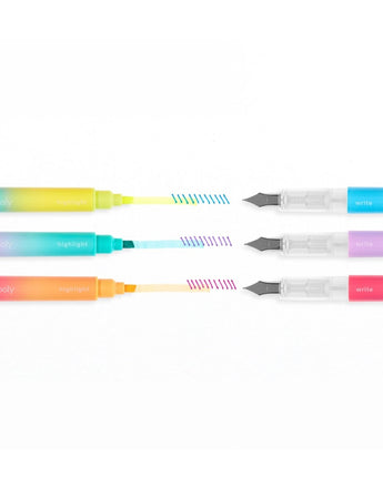 Stylos - plume/surligneurs (3) - Bébé LoupOoly