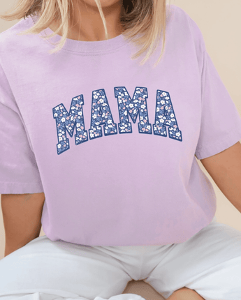 T-shirt Mama orchidée - Bébé LoupPetitrue