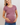 T-shirt maternité moulant mauve - Bébé LoupHello Miz