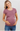 T-shirt maternité moulant mauve - Bébé LoupHello Miz