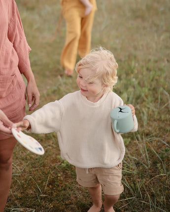 Tasse à collation cambridge blue - Bébé LoupMushie