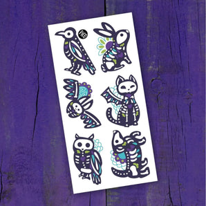 Tatouages squelettes - Bébé LoupPico tatouages temporaires