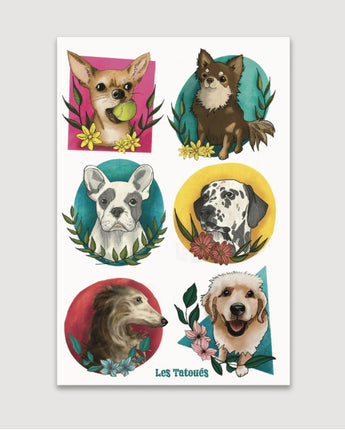 Tatouages temporaires Chiens - Bébé LoupLes tatoués