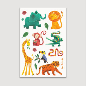 Tatouages temporaires La jungle - Bébé LoupLes tatoués