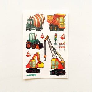 Tatouages temporaires Les camions - Bébé LoupLes tatoués