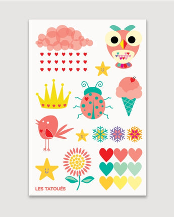 Tatouages temporaires Lou - Bébé LoupLes tatoués