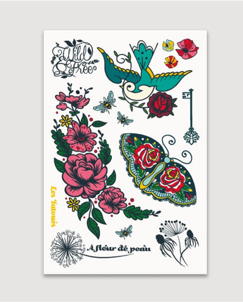 Tatouages temporaires Sauvages et libres - Bébé LoupLes tatoués