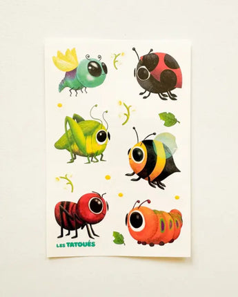 Tatouages temporaires Sympathiques bibittes - Bébé LoupLes tatoués