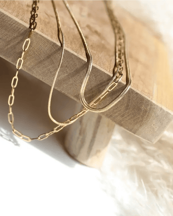 Tori Chaîne trois rangs - Bébé LoupSweet Three Designs