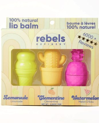 Trio baumes à lèvres - Bébé LoupRebels rafinery