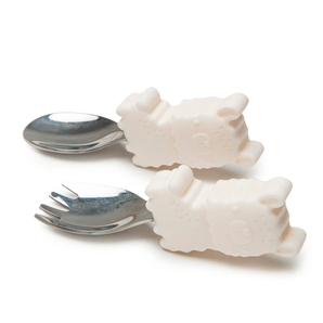 Ustensiles d'apprentissage lama - Bébé LoupLoulou Lollipop