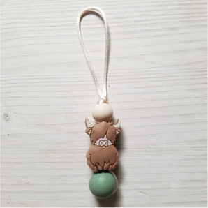 Vache highland zipette - Bébé LoupCréation Jade