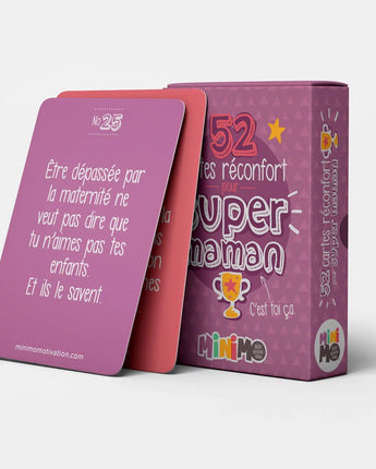 52 cartes réconfort pour super maman - Bébé LoupMinimo