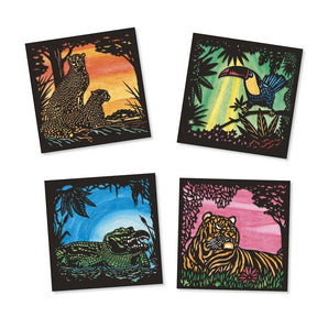 Aquarelle à contre-jour - Bébé LoupDjeco