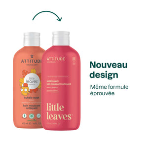 Bain moussant nettoyant Little Leaves Mangue - Bébé LoupAttitude
