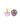 Bibs Liberty Camomille Violet 0-6m caoutchouc naturel - Bébé LoupBibs