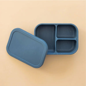 Boîte bento silicone indigo - Bébé LoupMinika