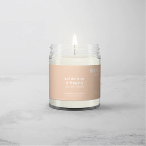 Bougie Sel de mer et Freesia 210g - Bébé LoupBlanc soja