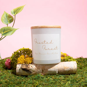 Chandelle Forêt givrée - Sapin 10oz - Bébé LoupCaprice & co