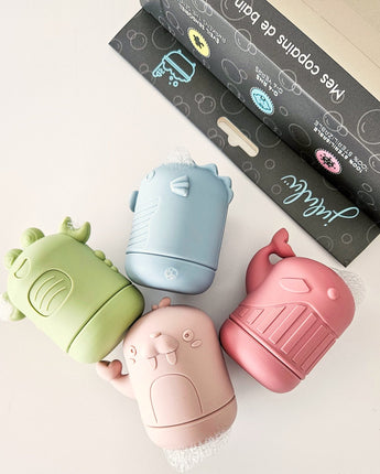 Copains de la mer Jouets de bain en silicone - Bébé LoupBébé Loup