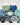 Couverture à emmailloter mousseline bleu vert - Bébé LoupInstitut Maïa