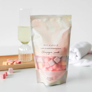 Cubes effervescents Champagne et pomelo - Bébé LoupMoi d'abord