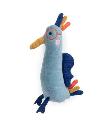 Hochet Oiseau bleu - Bébé LoupMoulin Roty