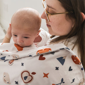 Minky Fruits boho - Bébé LoupNaelie Doux comme maman