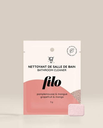 Pastille nettoyante salle de bain Pamplemousse et mangue - Bébé LoupFilo