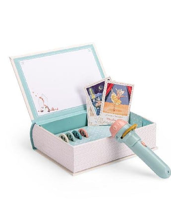 Petite école de danse - Coffret avec lampe à histoires 5 disques - Bébé LoupMoulin Roty