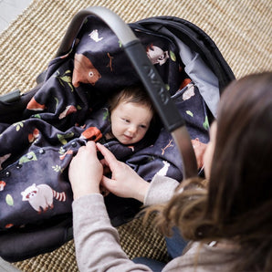 Puncho évo Forêt noire - Bébé LoupNaelie Doux comme maman