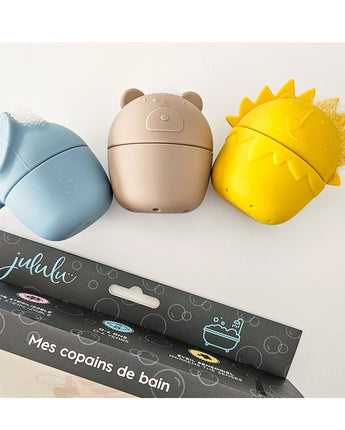 Safari Jouets de bain en silicone - Bébé LoupBébé Loup