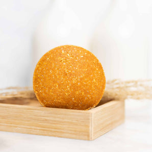 Shampoing solide orange (cheveux blonds châtains cuivrés) - Bébé LoupBébé Loup