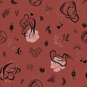 Squish Allaitement bourgogne - Bébé LoupNaelie Doux comme maman