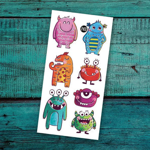 Tatouage temporaire Créatures monstrueuses - Bébé LoupPico tatouages temporaires