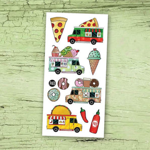 Tatouage temporaire Food truck - Bébé LoupPico tatouages temporaires