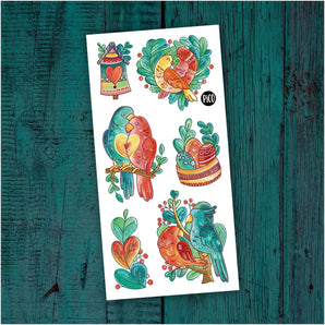 Tatouages temporaires Les inséparables - Bébé LoupPico tatouages temporaires