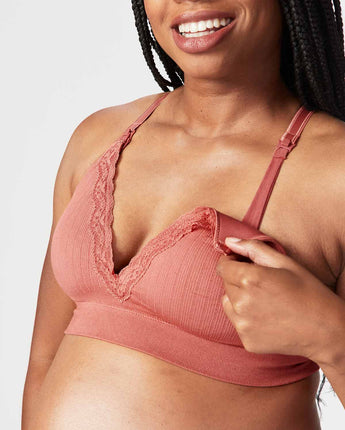 Tutti Frutti Soutien-gorge allaitement en bambou rouille - Bébé LoupCake Lingerie