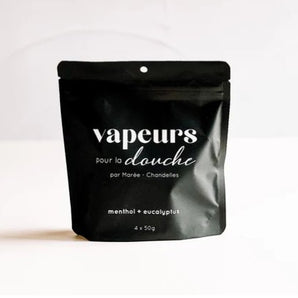 Vapeur de douche menthe et eucalyptus - Bébé LoupMarée Chandelles